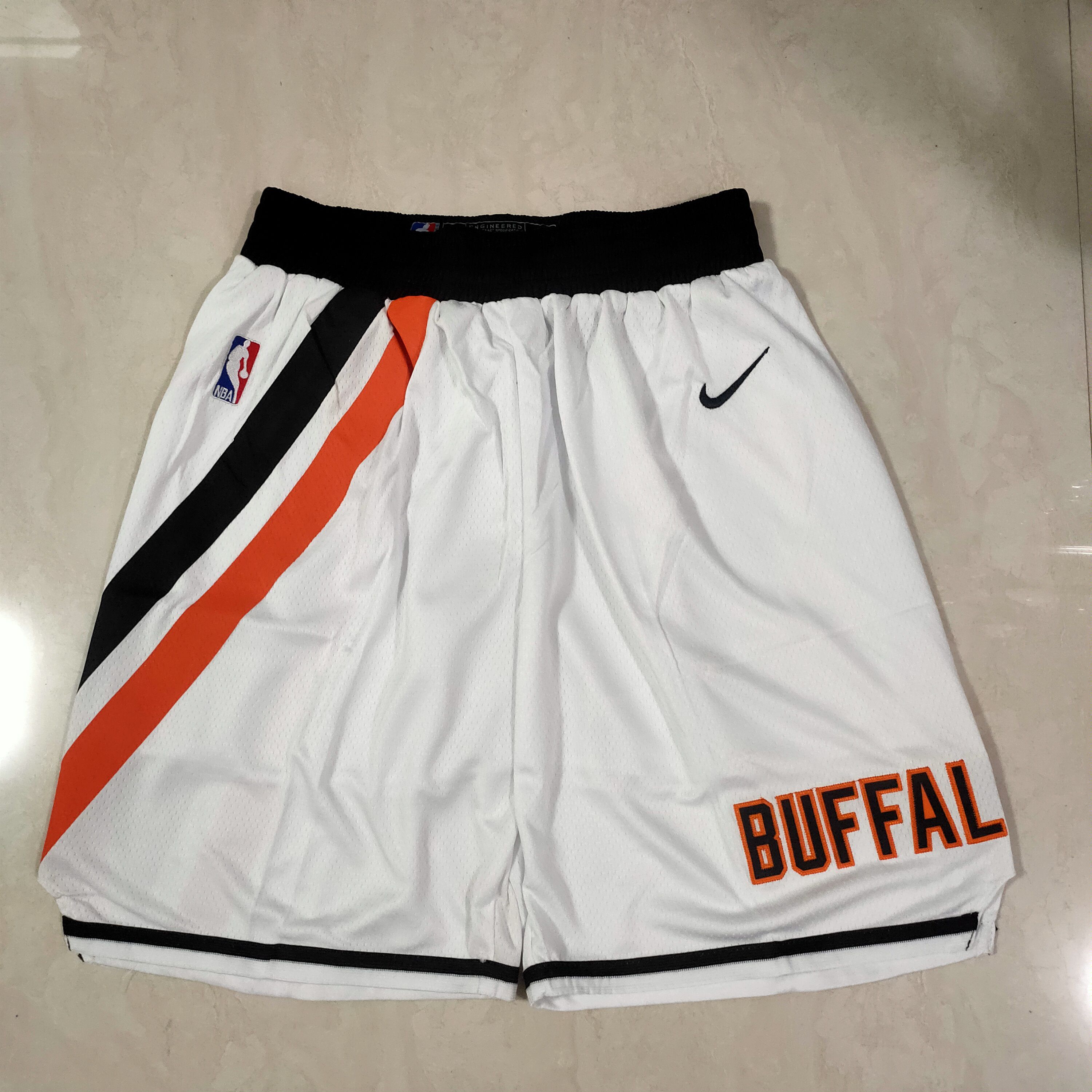 Men NBA Los Angeles Clippers White Shorts 04161->new york knicks->NBA Jersey